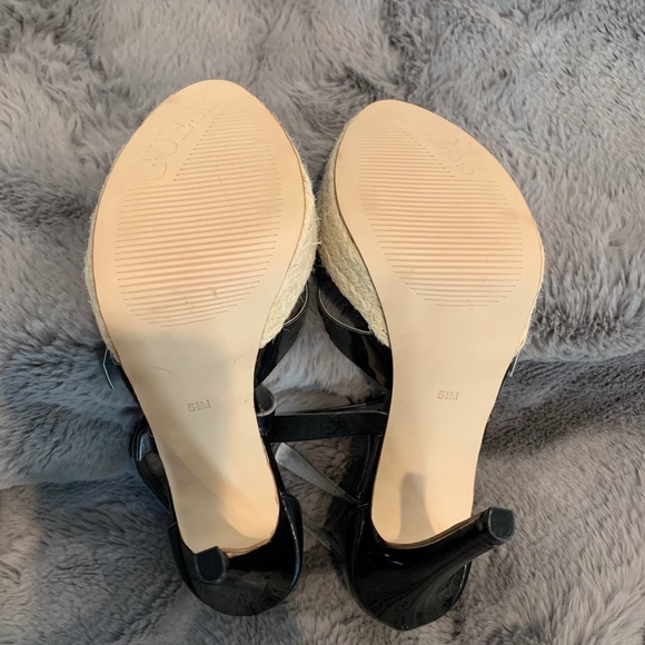 Guess Black Patent Platform Heel - Picture 5 of 5